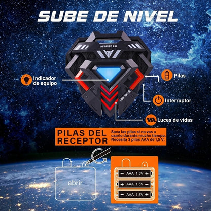 Squadra Strike 4: Laser Tag Infrarrojo para Jugar en Equipo