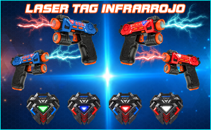 Squadra Strike 4: Laser Tag Infrarrojo para Jugar en Equipo