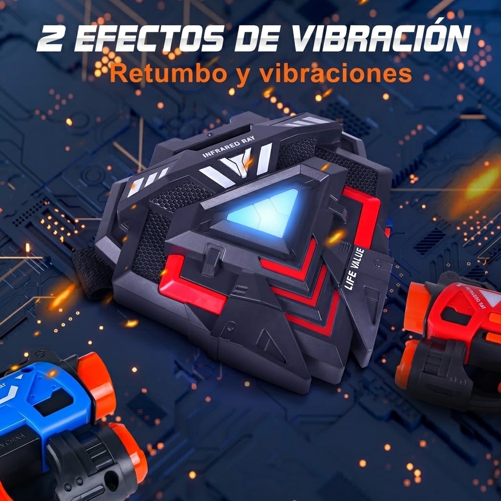 Squadra Strike 4: Laser Tag Infrarrojo para Jugar en Equipo